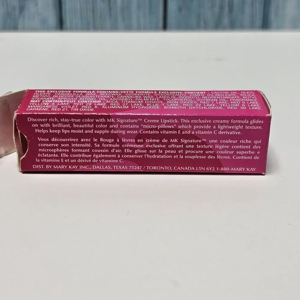 Mary Kay Signature CREME LIPSTICK Discontinued MK Signature Currant (0287) New